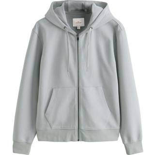 Next Ice Grey Signature Soft Touch Modal Zip Through Hoodie