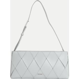 Woven Shoulder Bag - Grey - One Size