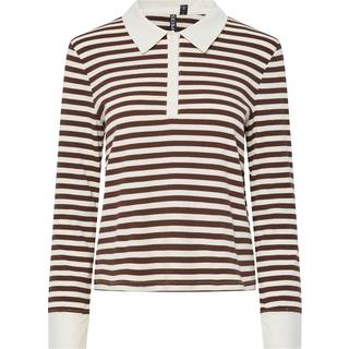 Pcdonna Ribbet Langærmet Polo