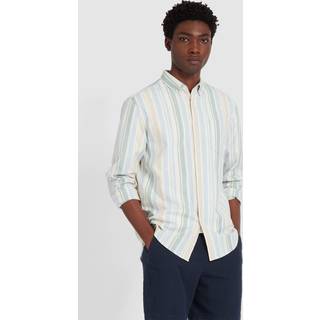 Farah Vintage Steen Long Sleeve Shirt Beige