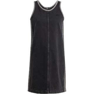 adidas Originals 3-Stripes Denim Dress, Black