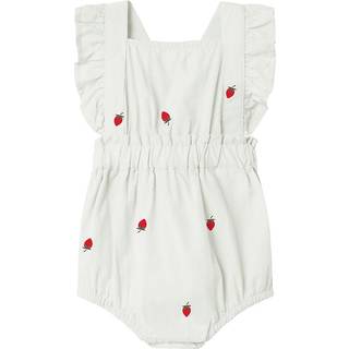 NAME IT Romper Derilla Bright White Stawberry