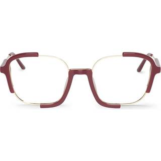 Mr. Boho Kido MAOCS19-00 50 Briller Mænd Guld - Burgundy - 50mm