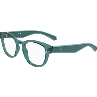 Calvin Klein Junior CKJ25303 432 Optiske stel Bio-injekt Petrolium Rund Normal