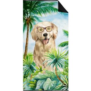 """" Caroline's Treasures CK3014TWL3060 Golden Retriever Premium Beach-Towels Multicolor """"