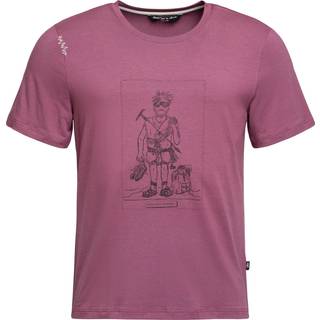Chillaz Homo Mons Ascendere T-Shirt T-shirt Herrer størrelse M farve lilla