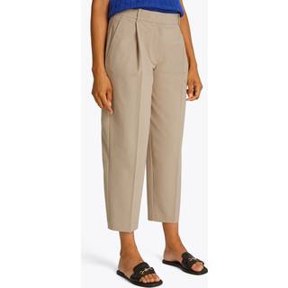 Tapered Leg Cropped Trousers