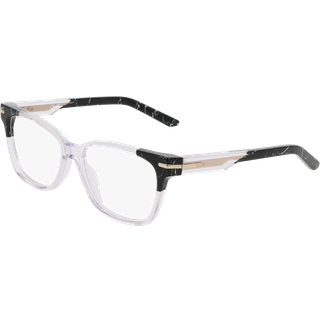 Nike 7179 900 53 Briller Kvinder Krystalklar - Clear Black Marble Laminate - 53mm
