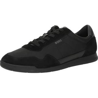 BOSS Black Herren Sneaker schwarz Velours
