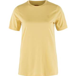 Fjällräven Women's Abisko Day Hike S/S Funktionsshirt Damer størrelse M farve beige