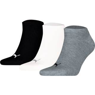 Puma 3-pak Sneaker Socks - Black/Grey - Str 39/42