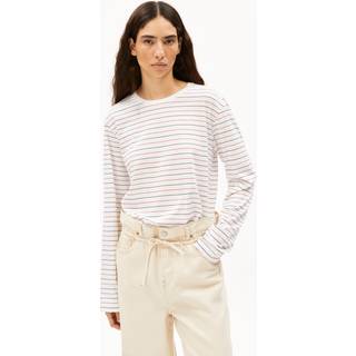 ARMEDANGELS Women's Frijaa French Rivieraa Longsleeve Damer størrelse L farve hvid