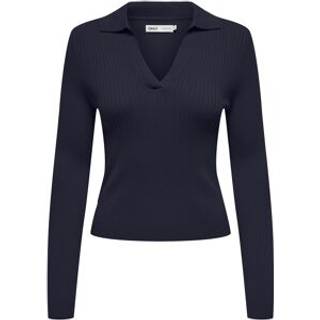 ONLY Rib Poloshirt Kaya Night Sky