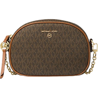 MK Jet Set Small Logo Convertible Camera Bag - Brown - Michael Kors - ONE SIZE