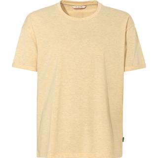 Vaude Women's Mineo Striped T-Shirt T-shirt Damer størrelse 46 farve beige