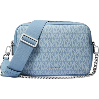 MK Bryant Medium Signature Logo Camera Crossbody Bag - Blue - Michael Kors - ONE SIZE