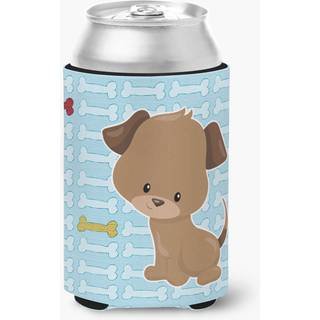 """" Caroline's Treasures hvalp på blå knogler kan eller flaske hugger kan hugger flerfarvet """"