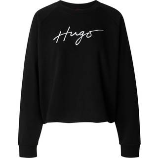 Sweatshirt i bomuldsfrotté med printet branding
