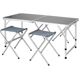 Campingsæt m/ bord og 4 stole - Sunlife