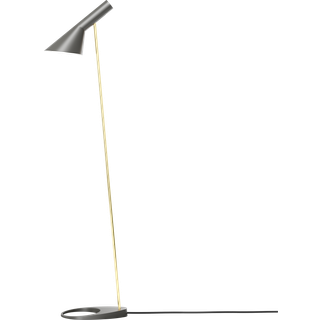 Louis Poulsen AJ Gulvlampe Warm Grey/Messing - Louis Poulsen