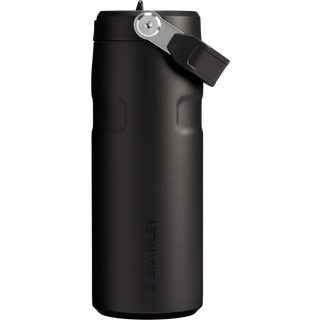 Stanley IceFlow Flip Straw 2.0 Vandflaske 16 oz | Indbygget halm med st?rre ?bning | Letv?gt og l?kagebestandig | Isoleret rustfrit st?l | BPA-fr