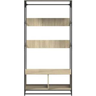 Klædeskab 90X50X180 Cm Konstrueret Træ Etræsfarve - Sonoma-eg