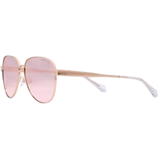 Michael Kors Kvinde MK1160 BIARRITZ 1108T3 Solbriller Metal Guld Grå Pilot Polariseret