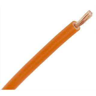 Inst. ledning PVL blyfri 1x1,5mm orange - 100 m.