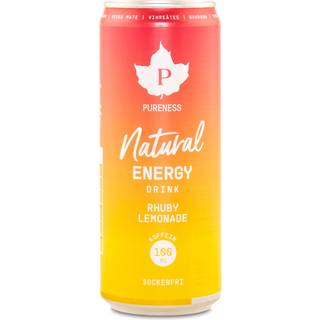 Pureness Natural Energy Drink, Rhuby Lemonade, 330 ml