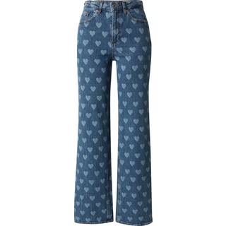 Vmtessa Hr Wide Jeans Print