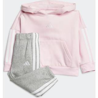 adidas 3-Stripes FL Hood Joggingsæt Børn