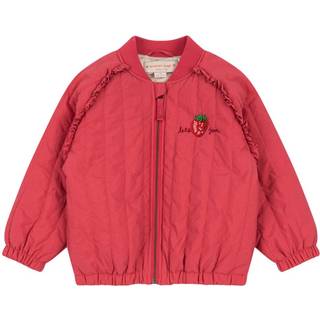 Juno Sparkle Bomberjakke, Raspberry Wine, 98 cm