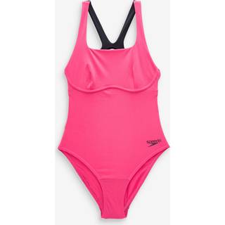 Women's Racerback Swimsuit Pink - Red