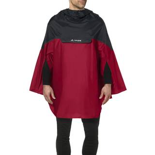 Vaude Covero Poncho II Cykeljakke størrelse S farve rød