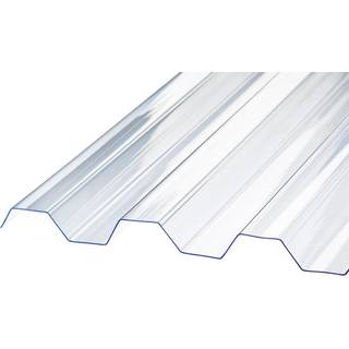 RIAS SUNLUX 2000PC trapezplade, profil 76/18, glasklar - 1115 x 6200 mm