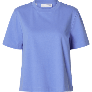 Essential Boxy T-shirt, Cornflower Blue, S