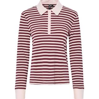 Pcdonna Ribbet Langærmet Polo