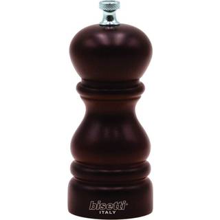 Bisetti Roma 5,12 tommer Beech Wood Salt Mølle med justerbar slibemaskine.