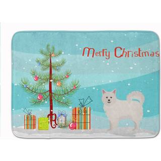 """" Caroline's Treasures Italian Spitz Christmas Tree Machine Washing Memory Foam Mat Doormats Multicolor """"