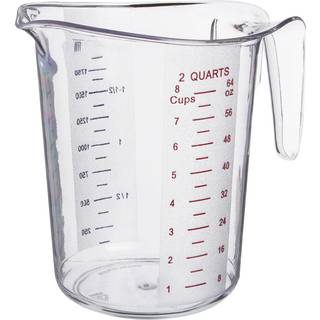 2-kvart plastmålekop