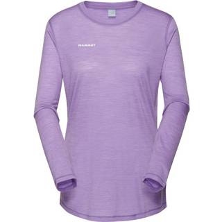 Mammut Women's Tree Wool Firstlayer Longsleeve Merino-shirt Damer størrelse L farve lilla