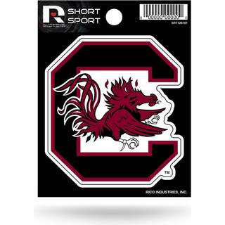 Rico Industries NCAA Die Cut Team Logo Short Sport Sticker South Carolina Fighting Gamecocks 375 X 475-tommer
