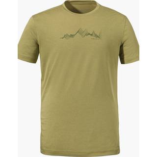 Schöffel Circ T-Shirt Sulten Funktionsshirt Herrer størrelse 48 farve beige
