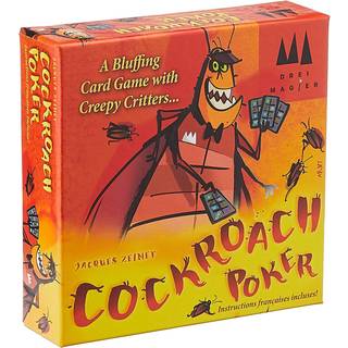 Kakerlak poker festspil | Bluffing Strategy -kortspil til voksne og børn | Alder 8 | 3-6 spillere | Gennemsnitlig spilletid 15-25 minutter