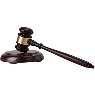 Træbravelhåndlavet træ Javel Sound Block Mallet Hammer til salg af dommer/auktion