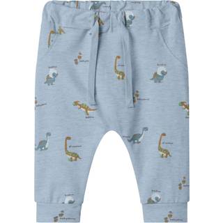 Name It Bukser Celestial Blå Med Dinoer