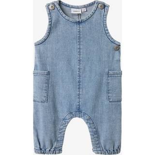 Name It Fred Bag Denim Overall - Light Blue Denim