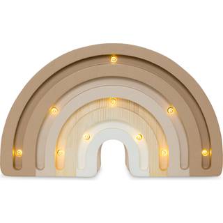 Little Lights Mini Lampe Regnbue, Cappucino