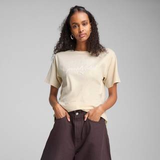 Women&#39;s Puma CLASS Relaxed T-Shirt, White, Size XS, Clothing - Alpine Snow - XS