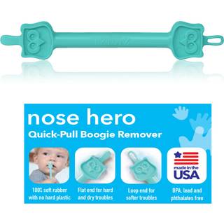 Eztotz Nose Hero - Baby Nose and Ear Cleaner Tool - Made in USA 100% blød fleksibel gummi spædbarn Booger Picker - Essential Baby Care Products -